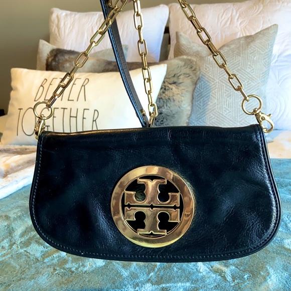 Tory Burch Leather Reva Clutch - Picture 2 of 4